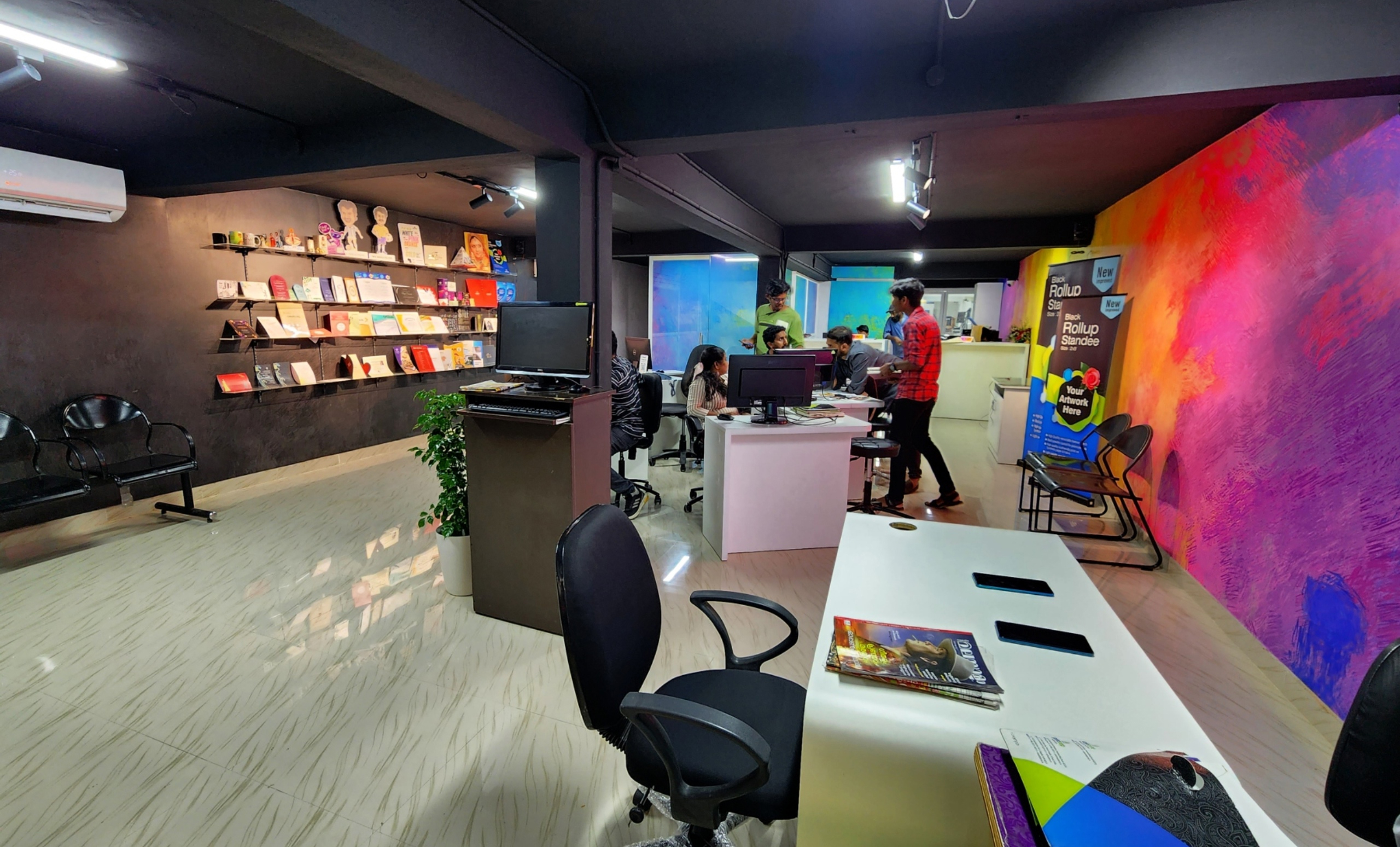 Consult with print specialist